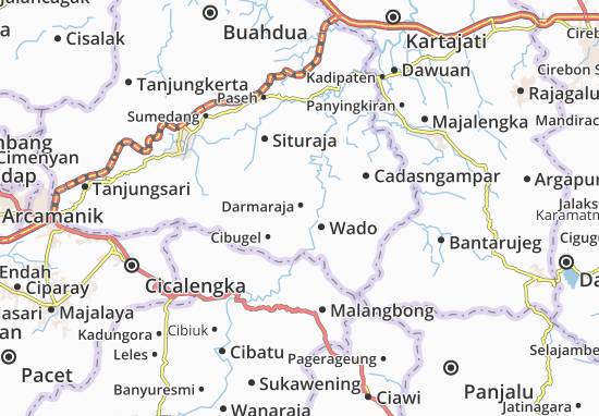 Kaart Plattegrond Darmaraja