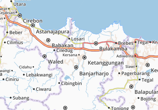 Kersana Map