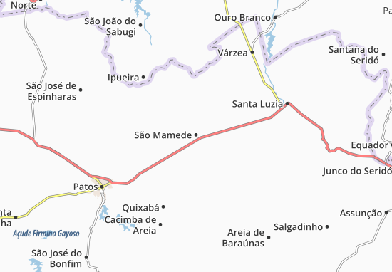 Mapa São Mamede