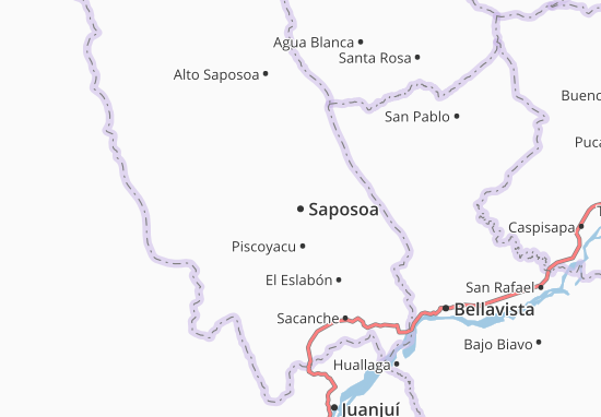 Karte Stadtplan Saposoa