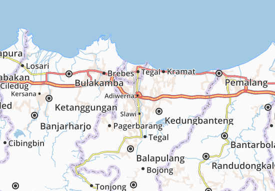 Adiwerna Map