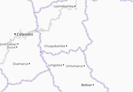 Karte Stadtplan Chuquibamba