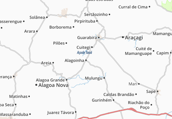 Mapa Alagoinha