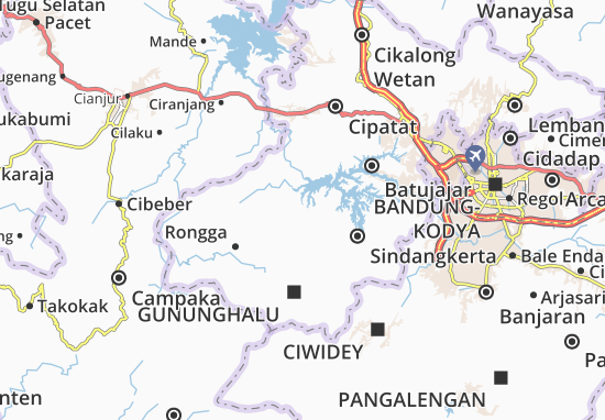 Cipongkor Map