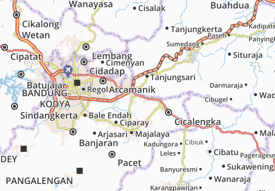 Karte Stadtplan Rancaekek