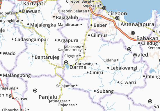 Karte Stadtplan Cigugur