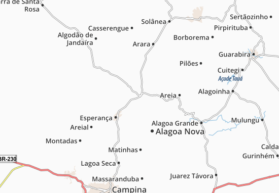 Remígio Map