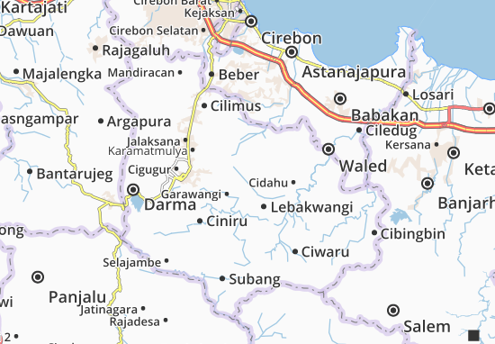 Ciawigebang Map