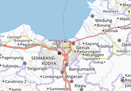 Sekayu Map