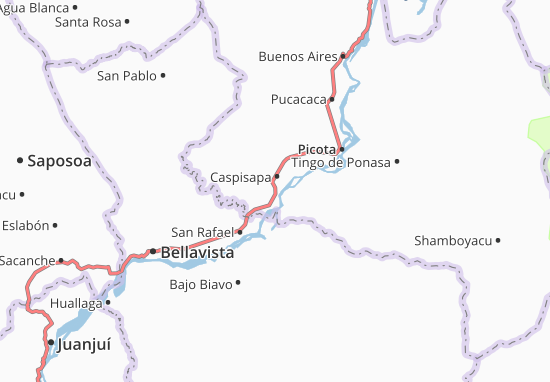 Mapa Caspisapa