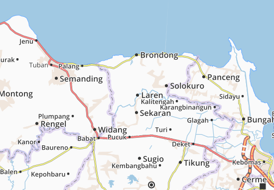 Mapa Laren