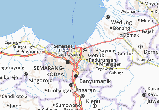 Gayam Sari Map