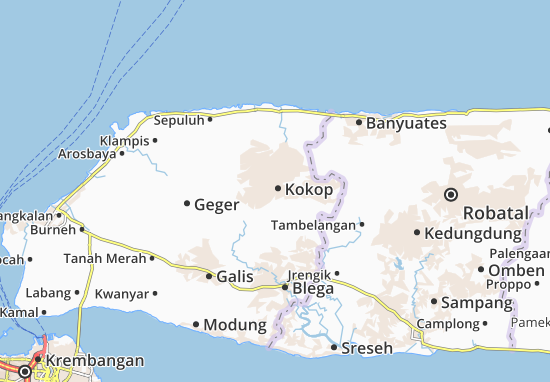 Mapa Kokop