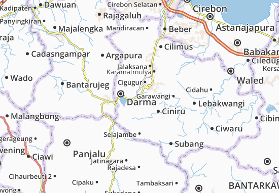 Karte Stadtplan Kadugede