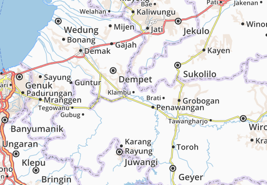 Mapa Klambu