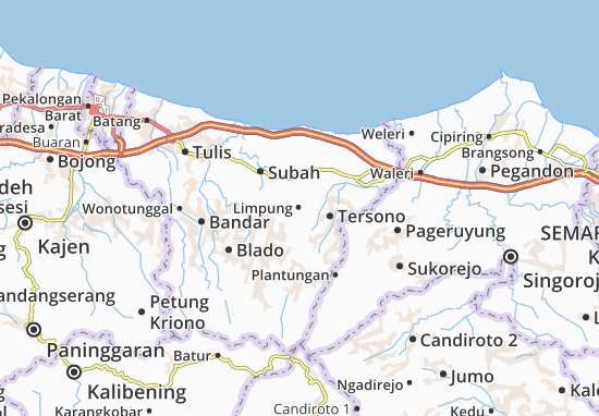 Mapa Limpung