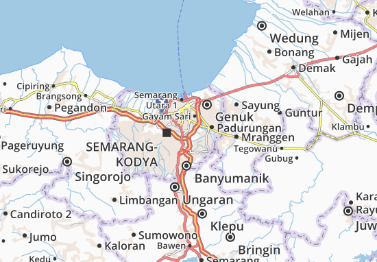 Mapa Candisari