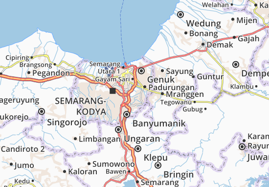 Semarang Utara 2 Map