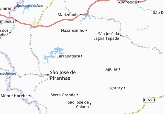 Carrapateira Map