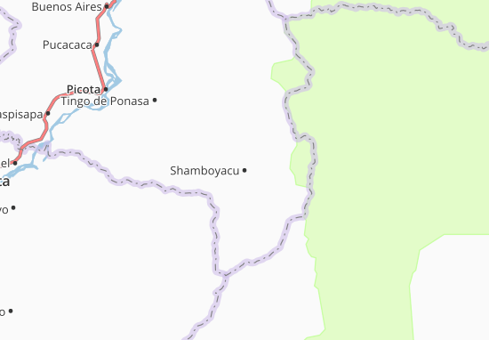 Mapa Shamboyacu