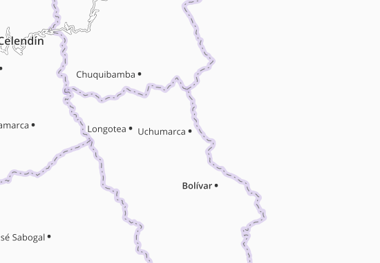 Karte Stadtplan Uchumarca