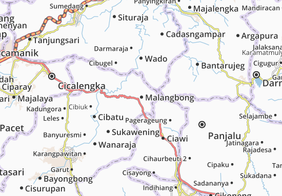 Malangbong Map