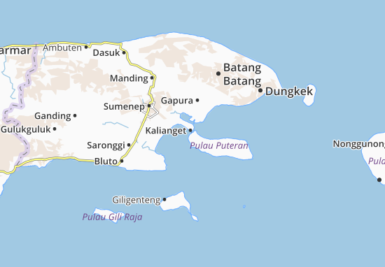 Mapa Talango