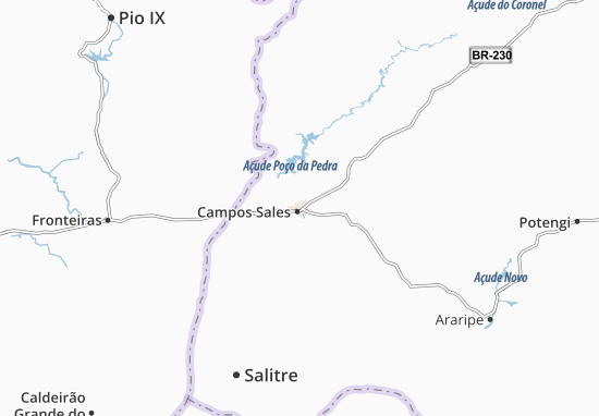 Mapa Campos Sales