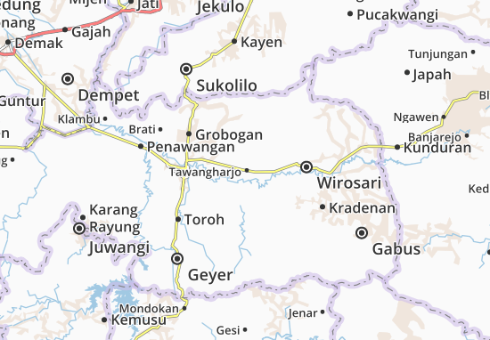 Mapa Tawangharjo