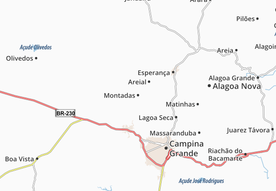 Montadas Map