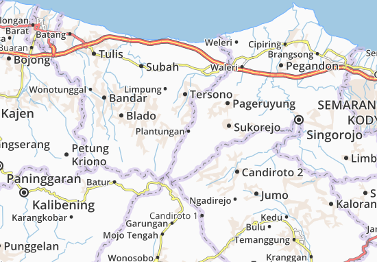 Plantungan Map