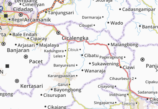 Mapa Leuwigoong