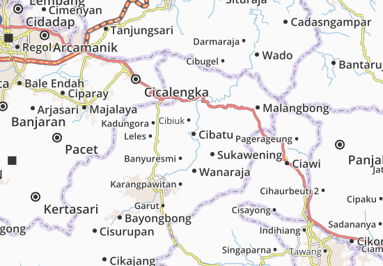 Cibatu Map