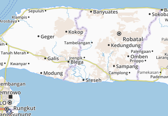 Jrengik Map