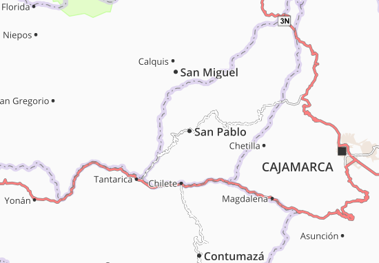 Carte-Plan San Pablo
