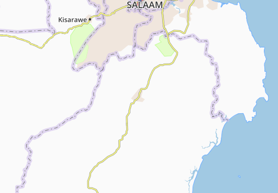 Karte Stadtplan Mkuranga