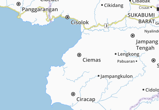 Ciemas Map