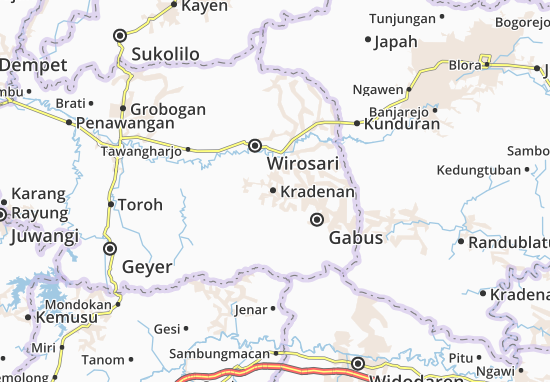 Kradenan Map