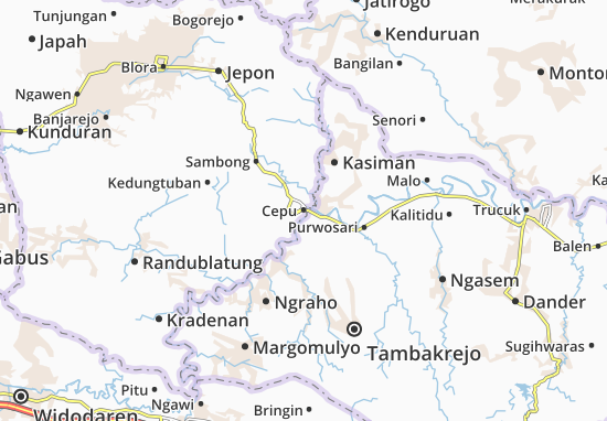 Cepu Map