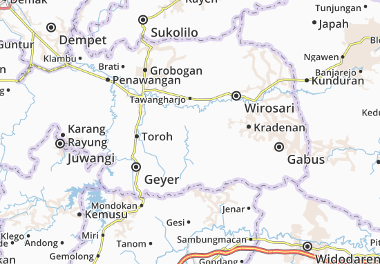 Karte Stadtplan Pulokulon