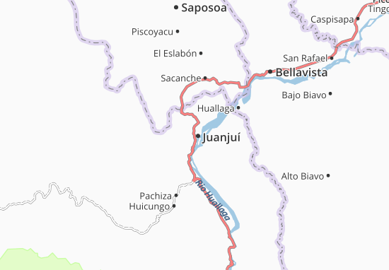 Juanjuí Map