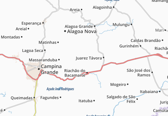 Kaart Plattegrond Serra Redonda