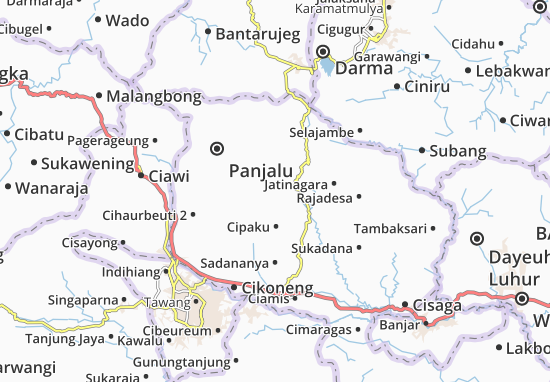 Karte Stadtplan Talagasari