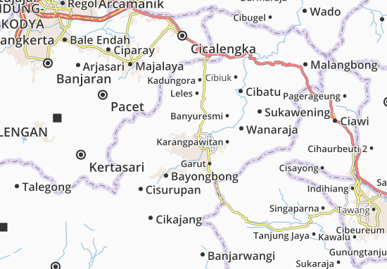 Mapa Tarogong