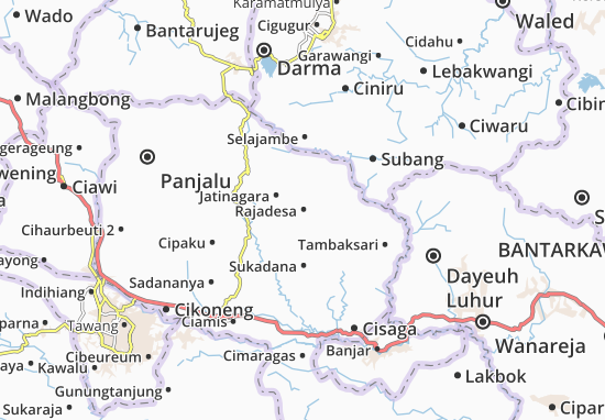 Karte Stadtplan Rajadesa