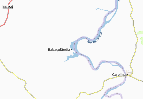 Karte Stadtplan Babaçulândia
