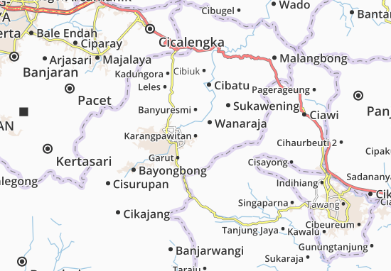 Karangpawitan Map