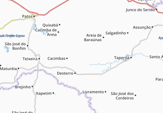 Mapa Cacimbas