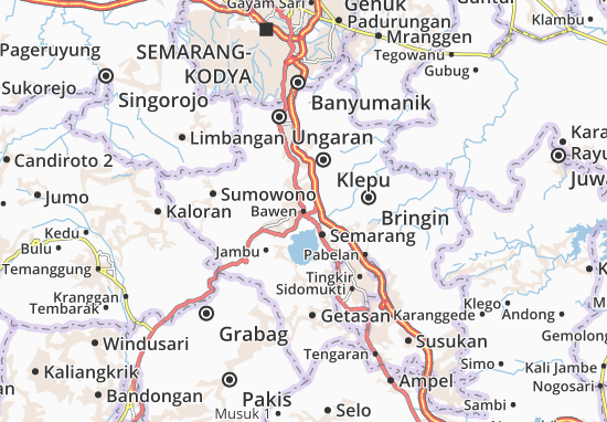 Karte Stadtplan Bawen