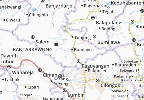 Bumiayu Map